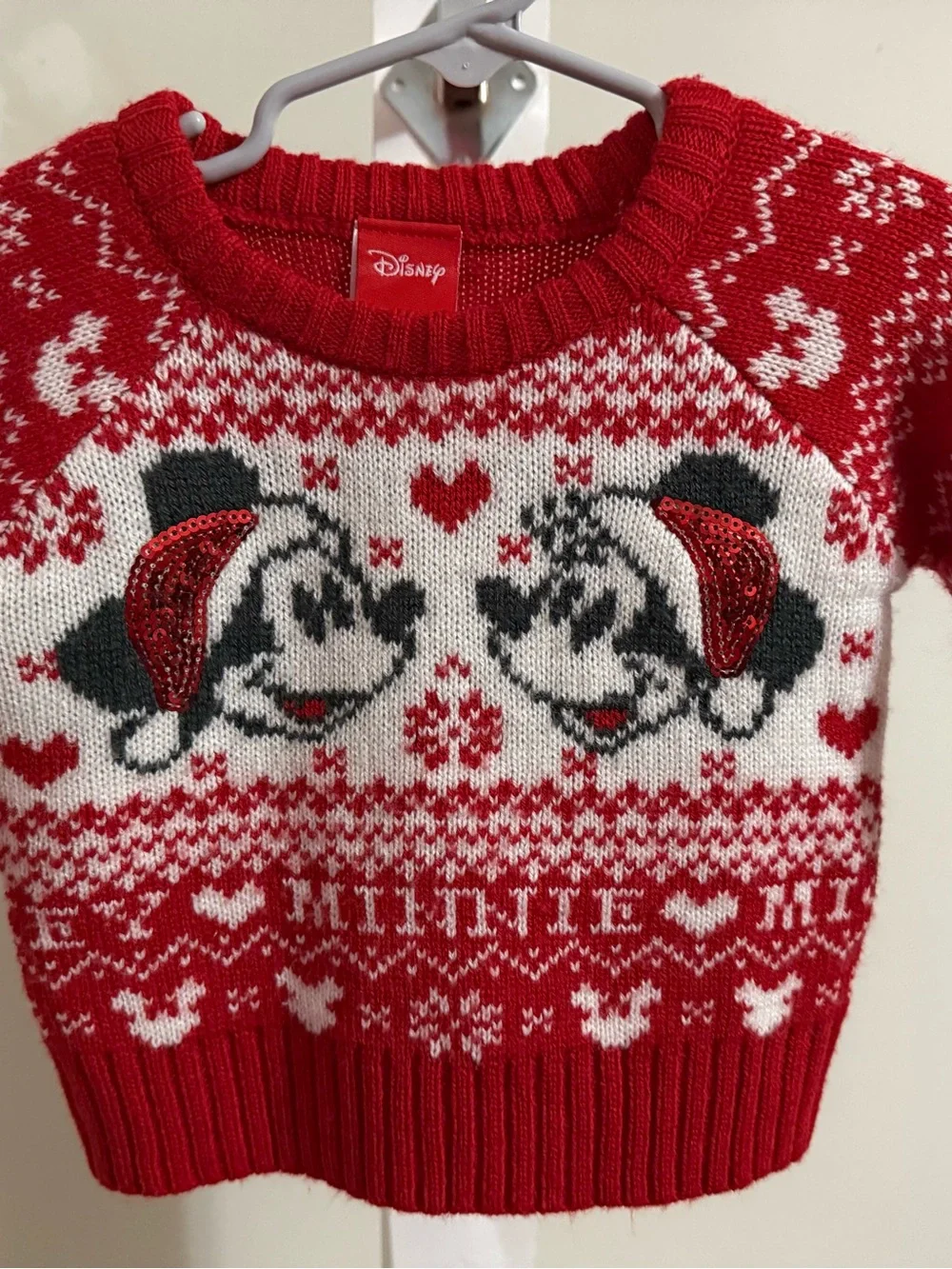 Disney Mickey & Minnie Holiday Sweater